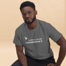 Load image into Gallery viewer, Unisex Confidence Through Consistency Tee
