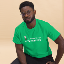 Load image into Gallery viewer, Unisex Confidence Through Consistency Tee
