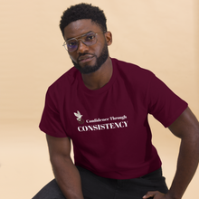 Load image into Gallery viewer, Unisex Confidence Through Consistency Tee
