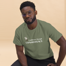 Load image into Gallery viewer, Unisex Confidence Through Consistency Tee
