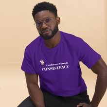 Load image into Gallery viewer, Unisex Confidence Through Consistency Tee
